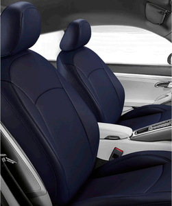 Housses de siège de voiture universelles en cuir PU bleu, ensemble complet, sur mesure pour sièges de luxe Pantakip <span class=keywords><strong>Sa</strong></span> Upuan Cubre Asientos - Product Image 3