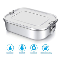 Personalisierte Bento-Lunchbox Auslaufsicher Große Verschlussclips Mikrowellengeeignete Lunchbox Edelstahl Isolierte Lunchbox für Erwachsene