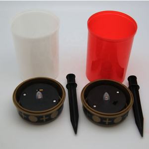 照明付き墓地墓ソーラーライト用LED墓ソーラーキャンドルLED墓ライト - Product Image 5