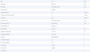4.3 "विकास बोर्ड के साथ tft Lcd डिस्प्ले, sd कार्ड स्लॉट के साथ 800x480, त्वरित प्रोटोटाइप/Arduino, Spi - Product Image 4