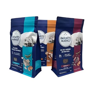 Waterproof Zipper Package <strong>Stand</strong> up <strong>Pouch</strong> Tea Packaging Bag Plastic Doypack for Pet Food - Product Image 3