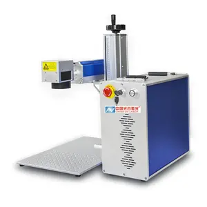 Máquina de gravação a laser, correia transportadora, 30w 50w, lazer, impressão de logotipo em metal, plástico, canetas de alumínio