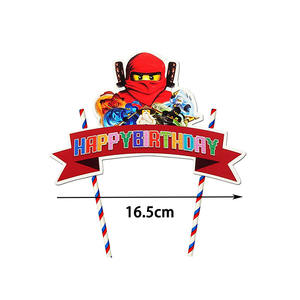 <span class=keywords><strong>Ninjago</strong></span> Building Blocks Set Big Socket Décoration de gâteau pour la remise des diplômes Fêtes du Nouvel An Anniversaires des garçons Fête des pères Pâques - Product Image 1