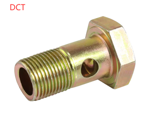 Tornillo hueco hexagonal de un solo orificio, perno para motor diésel, perno/ tornillo articulado para tubería de retorno de aceite hidráulico. - Product Image 3