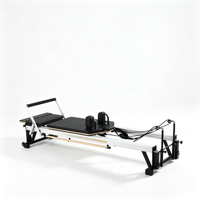 Reformer de Pilates Professionnel en Aluminium pour Studio Commercial, Réglable, Écologique, pour Entraînement de Musculation et Renforcement du Corps