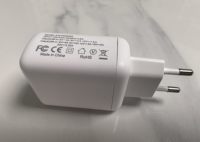 Chargeur mural USB A+C GaN 65W PD QC3.0 double port type C, adaptateur secteur 65 Watt OEM ODM pour ordinateur portable, téléphone, tablette