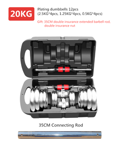 PINJIAN Juego de <span class=keywords><strong>Mancuernas</strong></span> Ajustables de Hierro Fundido de 50 <span class=keywords><strong>kg</strong></span> para Gimnasio, Fitness, Deportes, Logotipo Personalizado, Alta Calidad para Uso Doméstico - Product Image 3