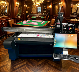 New Flatbed UV Inkjet <strong>Printer</strong> with Marble <strong>Table</strong> <strong>for</strong> American Mahjong CE Certified - Product Image 1