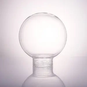 Produttore di dimensioni personalizzate a forma di colore di alta qualità chiaro cilindro paralume in vetro per la sostituzione del dispositivo di illuminazione