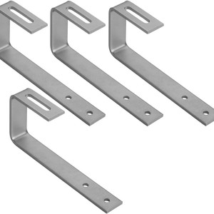 Support de montage solaire, ensemble de 4 pièces, galvanisé à chaud, pour l'installation de panneaux solaires sur tuiles de toit - Product Image 1
