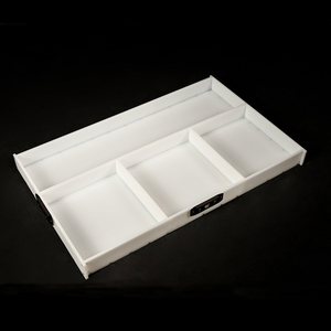 Molde de resina epoxi HDPE reutilizable Rectangular grande molde de artesanía de tornillo extraíble <span class=keywords><strong>para</strong></span> herramientas de pastel Molde de resina de fundición - Product Image 6