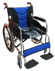 Silla de ruedas de aleación de aluminio de alta calidad de fábrica, asiento de silla de ruedas para el cuidado del hogar, silla de ruedas manual de aluminio con CE - Product Image 6