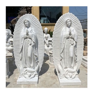 Décoration d'église personnalisée Religieux Catholique Grande Taille Figure Sculpture Jardin Marbre Notre-Dame <span class=keywords><strong>de</strong></span> <span class=keywords><strong>Lourdes</strong></span> Statue - Product Image 5
