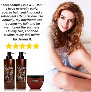 Juego <span class=keywords><strong>de</strong></span> Cuidado Capilar con Aceite <span class=keywords><strong>de</strong></span> Argán Natural NUSPA <span class=keywords><strong>a</strong></span> Precio <span class=keywords><strong>de</strong></span> Fábrica, Champú y Acondicionador Orgánico Sin Sulfatos - Product Image 5