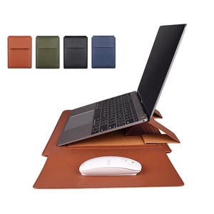 2024 New 3 Trong 1 PU Da Máy Tính Xách Tay Tay Áo Từ Đứng Túi Không Thấm Nước 13 <span class=keywords><strong>14</strong></span> 15 16 <span class=keywords><strong>Inch</strong></span> Máy Tính Xách Tay Máy Tính Trường Hợp Với Chuột Pad - Product Image 4