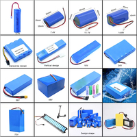 Paket Baterai Lithium Ion Isi Ulang 18650 21700 Kustom 3.7V-4.2V 6Ah-40Ah Merek GT 6000 Siklus