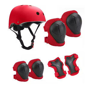 Kit de Protección para Niños y Niñas, Casco para Bicicleta, Patines, Monopatín, Rodilleras y Coderas - Product Image 1