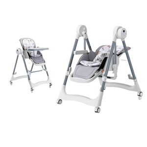 Silla de Comer para Bebé, Eléctrica, Portátil, Multifuncional, Plegable, Reclinable, Mecedora, para Mayores de <span class=keywords><strong>3</strong></span> <span class=keywords><strong>Meses</strong></span> - Product Image 1