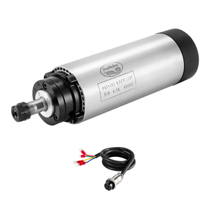 Motor de Husillo ZhongHua Jiang 0.8KW 110V 220V Refrigerado por Aire 65mm para Máquina CNC Router - Product Image 1