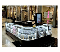 Koop Sieradenkiosk Voor Winkelcentrum Ketting Diamanten Glas Display Sieraden Showcase Luxe Sieraden Kiosken Voor Winkelcentrum