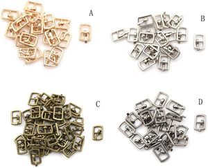 <b>Pcs</b> Colors DIY Patchwork Buckle Handmade Sewing <b>Mini</b> Buckle Webbing Slider Metal Roller Buckles Belt Buckle For Fasteners Dolls - Product Image 4