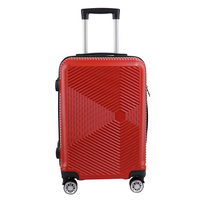 Ensembles de bagages avec serrure TSA Ensemble de bagages extensible Valises de dédouanement avec roues pivotantes Bagages rigides Ensemble de 4 pièces ABS