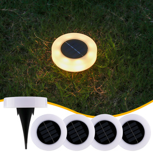 Lampes solaires LED FY818 pour extérieur, éclairage au sol, blanc/clair, IP65, étanches, angle de faisceau 360°, capteur de lumière, <span class=keywords><strong>jardin</strong></span>, 5W, portables - Product Image 5