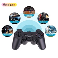 Gamgaga Manette de jeu filaire USB 2.0 avec moteur de vibration et câble de 1,5 m pour PC, ordinateur portable et jeux d'arcade