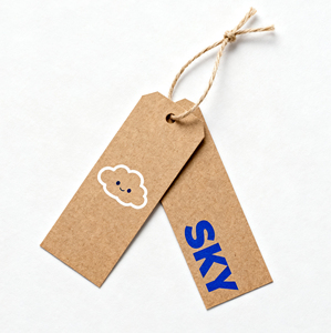 Tùy chỉnh thân thiện với môi trường tráng <span class=keywords><strong>kraft</strong></span> giấy nghệ thuật đóng dấu nóng treo thẻ cho quần áo may mặc Túi tùy chỉnh in logo thương hiệu - Product Image 3