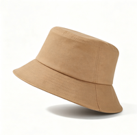 Sombrero de Pescador Color Caqui Sólido, Personalizable, de Ala Ancha, Transpirable, Unisex, para Exteriores, Protección Solar