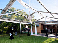 Carpa Transparente Inteligente Optoelectrónica Futurista para Eventos de 15*20m con LED Integrado, Interactiva, con Sonido Envolvente