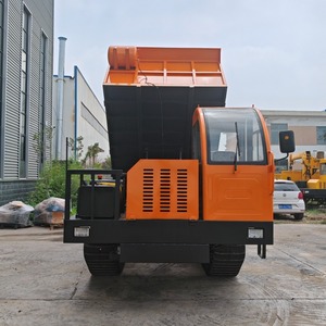 Mini Dump Truck 500kg 800kg 1 Ton Dump <b>Trailer</b> Crawler Dump Mini Rubber Track - Product Image 5