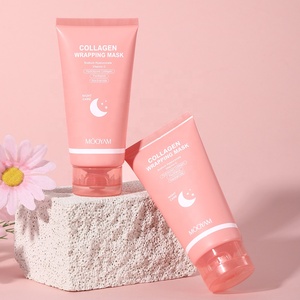 Maschera al Collagene per Pelle Luminosa, Maschera Notturna Coreana Peel-off, Idratante, <span class=keywords><strong>Bio</strong></span> Collagene Avvolgente per il Viso - Product Image 6