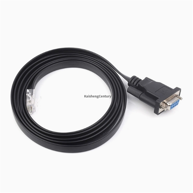 Superior Console debugging cable RS232 to RJ45 DB9 female port Compatible for Cisco/Kaisheng Century/ZTE router Router debugging cable