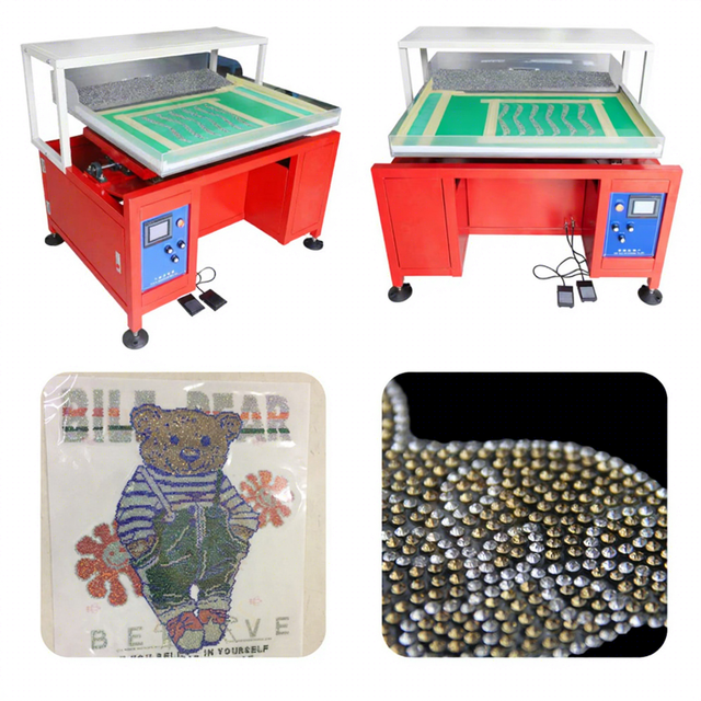 Rhinestone Brushing Shaking Machine Automatic Rhinestone Setting Machine