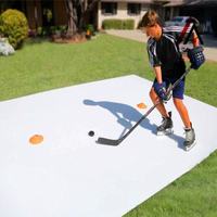 Panneaux de glace en UHMWPE autolubrifiants, planches de patinage sur glace avec service de découpe, épaisseur de 6 à 300 mm pour l'entraînement sur patinoire