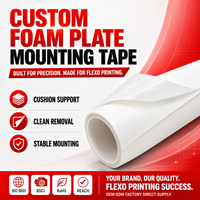Ruban de montage OEM personnalisé en mousse rigide 550 µm pour plaques d'impression flexographiques, manchons de cylindre, montage sans bulles, longues séquences