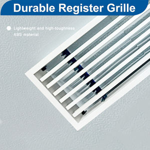 Grilles <span class=keywords><strong>de</strong></span> <span class=keywords><strong>ventilation</strong></span> ABS <span class=keywords><strong>pour</strong></span> <span class=keywords><strong>climatiseur</strong></span> <span class=keywords><strong>de</strong></span> plafond, <span class=keywords><strong>grille</strong></span> <span class=keywords><strong>de</strong></span> sortie d'air murale amovible, grilles linéaires - Product Image 4