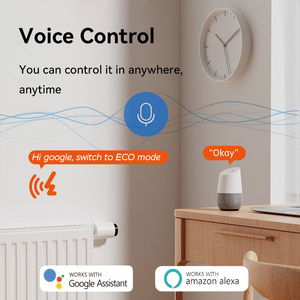 Zigbee maison intelligente Wifi vanne de radiateur bouton LED TRV chauffage contrô<span class=keywords><strong>le</strong></span> chambre Thermostat régulateur de température pour <span class=keywords><strong>bureau</strong></span> à domicile - Product Image 5