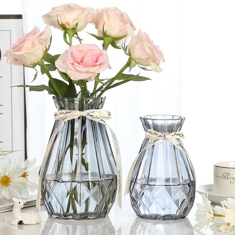 Factory Produced Wholesale Glass Flower Vase for Home Decor