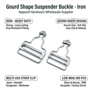 Alla moda a forma di zucca fibbia in metallo per <span class=keywords><strong>borse</strong></span> <span class=keywords><strong>e</strong></span> custodie bretelle per abbigliamento - Product Image 1