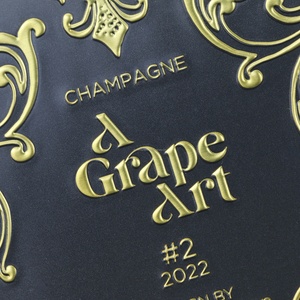OEM Brand Custom Printing Waterproof Vinyl <b>Sticker</b> Wine Self Adhesive Embossed Vintage Wine <b>Bottle</b> <b>Sticker</b> and Label for <b>Bottle</b> - Product Image 3