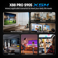 TV Box X88 PRO Quad Core con Android 14, S905X5M, 4GB, 32GB, AV1, 4K 60fps, WiFi 6 Gigabit, HDR10 Plus, Control por Voz, Reproductor Multimedia
