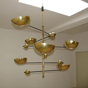 Lustre suspendu en fer LED de style nordique industriel moderne, lampe de plafond pour salon, éclairage décoratif noir, CRI élevé - Product Image 5