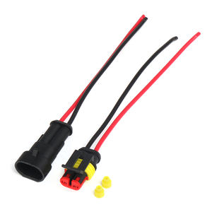 OEM 1 2 <span class=keywords><strong>3</strong></span> 4 5 6 pins กันน้ํารถเทอร์มินัลพลาสติกชายหญิงชุดสายไฟประกอบขั้วต่อรถยนต์ - Product Image 5