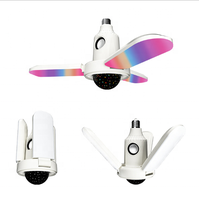 Projecteur LED produisant l'image d'un ciel étoilé, trois feuilles par lot, avec télécommande, lumière musicale, idéal pour la chambre à coucher, 30/40W