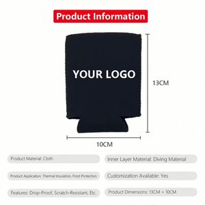 Support de canette magnétique moderne et durable de 12 oz avec logo personnalisé, isolant en néoprène pour bouteille de bière, porte-canette isotherme - Product Image 2