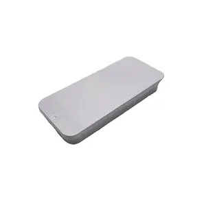 80x34x12mm Rectangular Tin Box For Cosmetics Mints Candies Tooth Picks 15g Solid Perfume With Sliding Cover Lid
