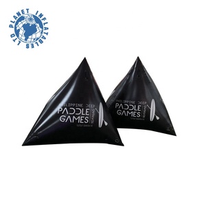 Bouée triangulaire gonflable en PVC de 1,5 m pour la course à voile de régates, les événements aquatiques de triathlon - Product Image 2