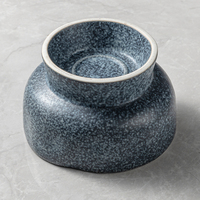 Bols en céramique de pierre coréenne, maçonnerie mouchetée, forme unique, design japonais bleu, vaisselle en porcelaine, bol irrégulier pour soupe et salade